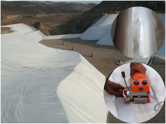 沿海地区储油库国内精品久久久久久久影视麻豆膜防渗施工工况