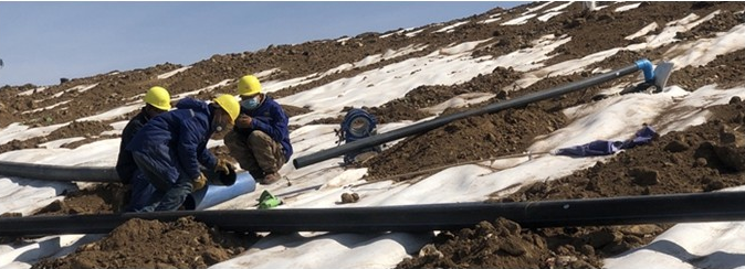引洮供水一期工程中国内精品久久久久久久影视麻豆膜的防渗设计---引洮明渠工程